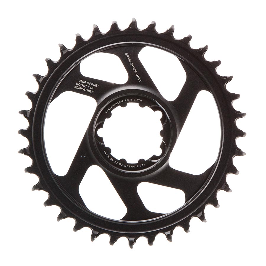 CHAINRING, TEETH: 36, SPEED: 11/12, BCD: DIRECT MOUNT, ALUMINUM, LUNAR/POLAR GREY, 3MM