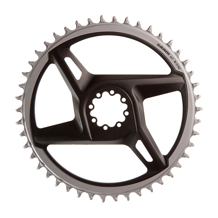 CHAINRING, TEETH: 46, SPEED: 12, BCD: DIRECT MOUNT, ALUMINUM, GREY
