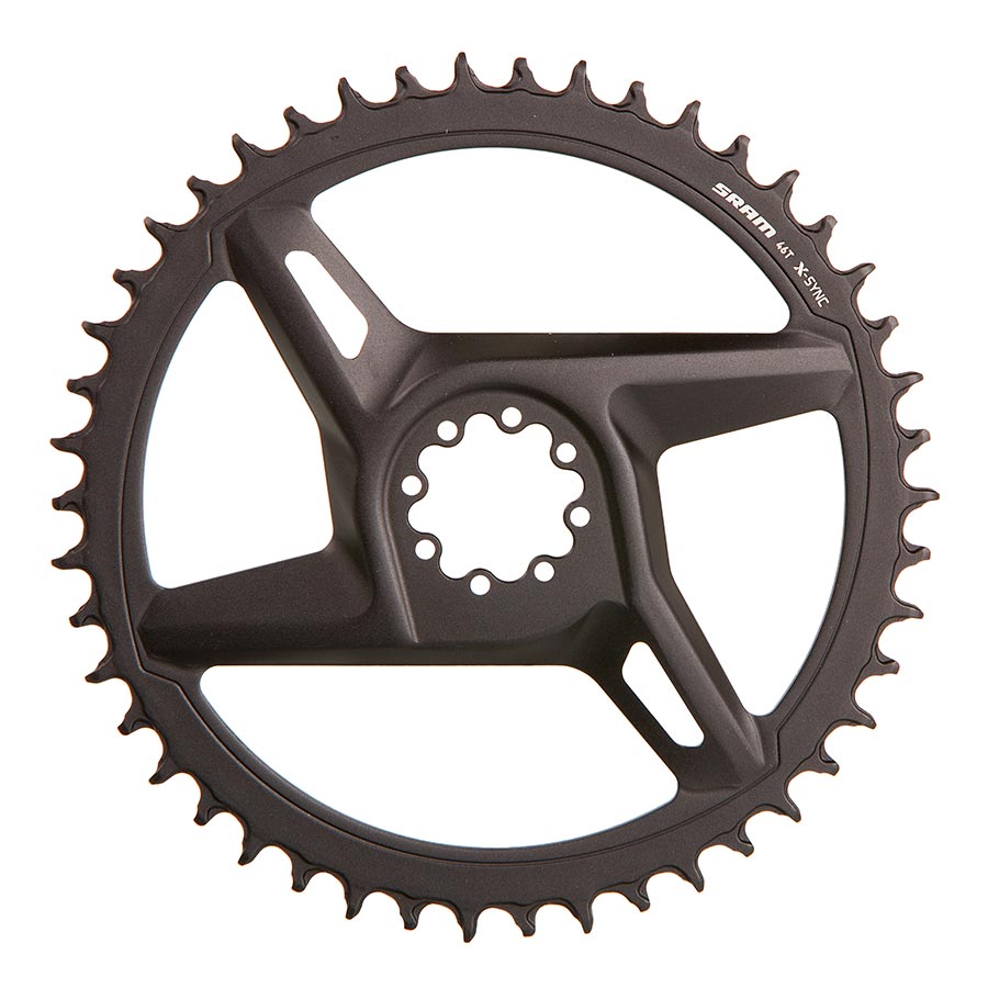 CHAINRING, TEETH: 46, SPEED: 12, BCD: DIRECT MOUNT, ALUMINUM, BLACK