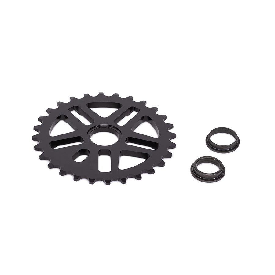 CHAINRING, TEETH: 28, 6061-T6 ALUMINUM, BLACK