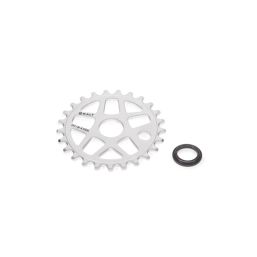 CHAINRING, TEETH: 25, 6061-T6 ALUMINUM, SILVER