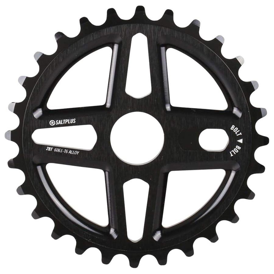 CHAINRING, TEETH: 28, 6061-T6 ALUMINUM, BLACK