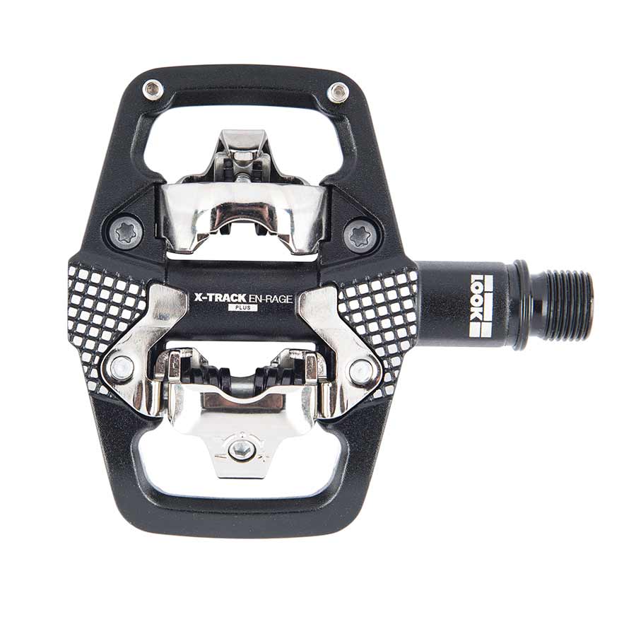 MTB CLIPLESS PEDALS, ALUMINUM BODY, CR-MO AXLE, 9/16'', BLACK