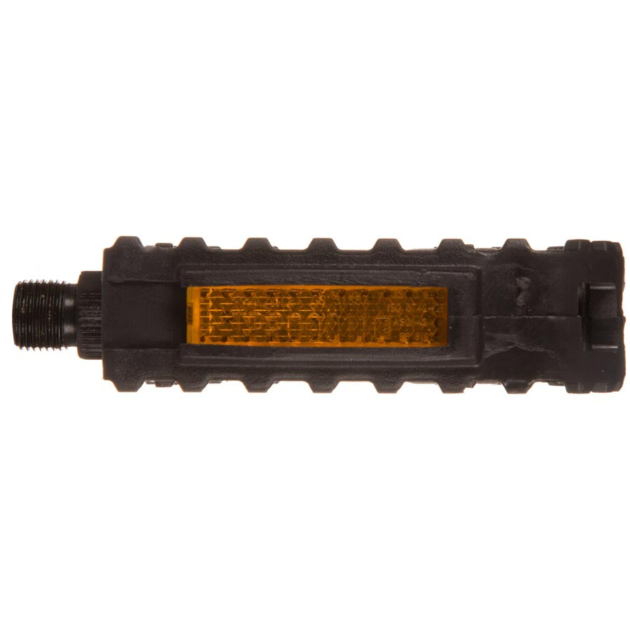 PEDALS, BODY: RESIN, SPINDLE: STEEL, 1/2'', BLACK, PAIR