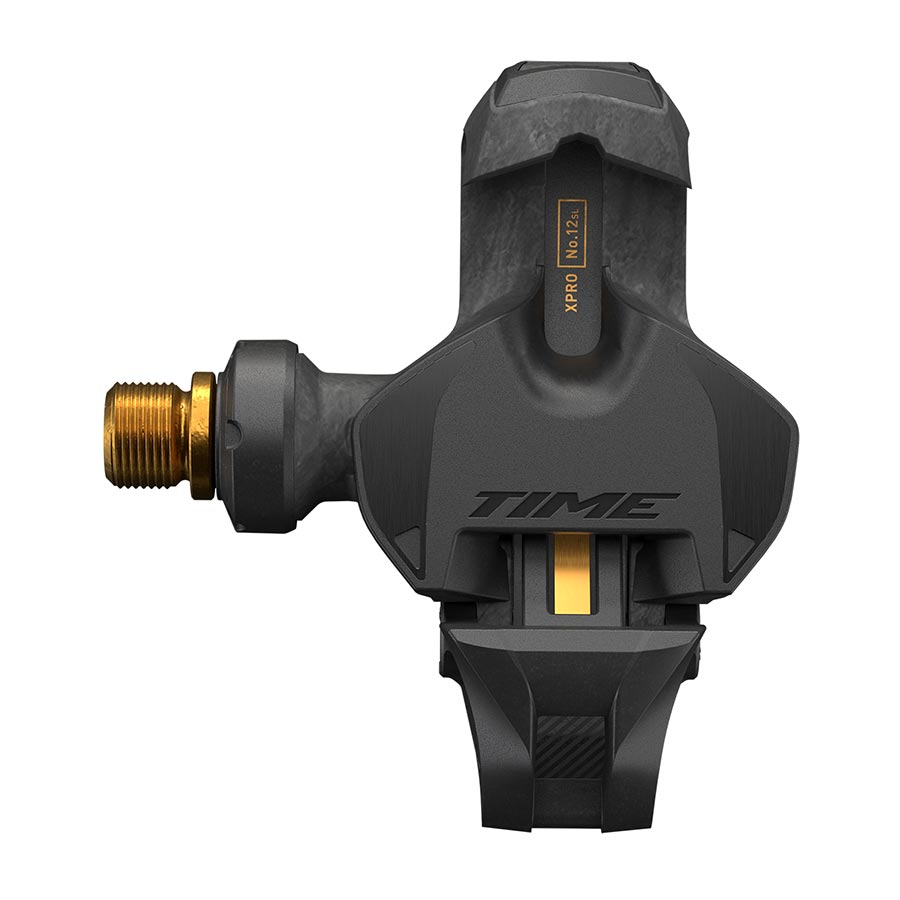 PEDALS, BODY: CARBON, SPINDLE: TITANIUM, 9/16'', CARBON GOLD, 57 Q-FACTOR, PAIR
