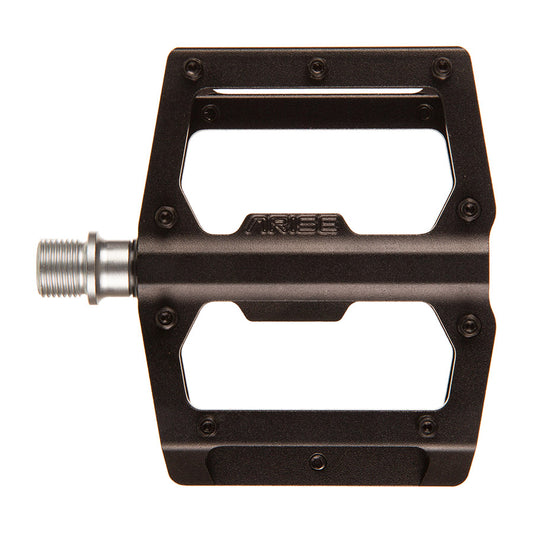 PLATFORM PEDALS, BODY: ALLOY, SPINDLE: CR-MO, 9/16'', BLACK, PAIR