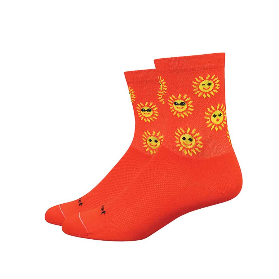 SOCKS, POINCIANA/YELLOW, L