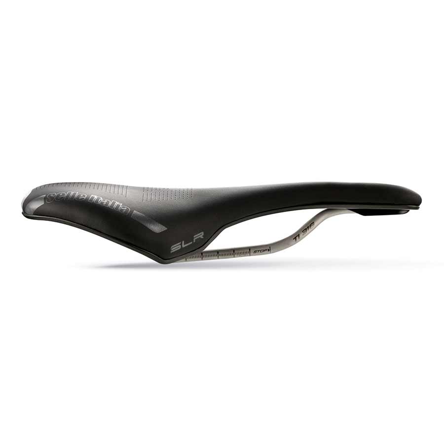 SADDLE, 248 X 145MM, 209G, BLACK/HI-VIZ