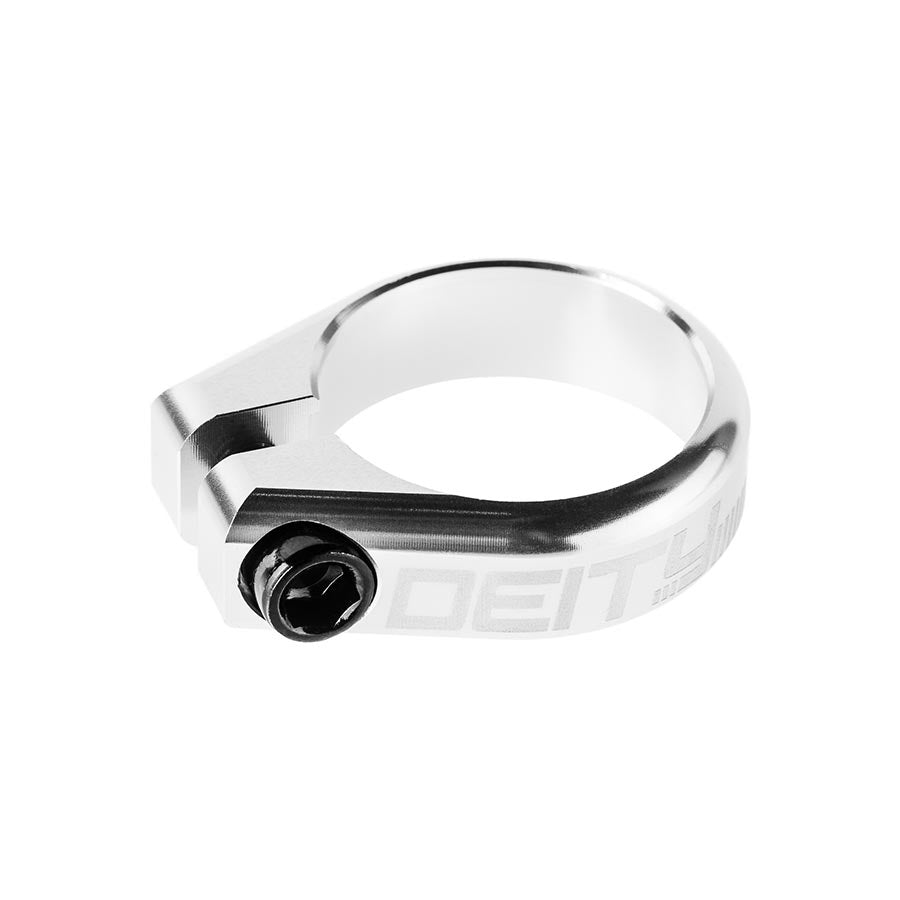 SEATPOST CLAMP, 34.9MM, SILVER