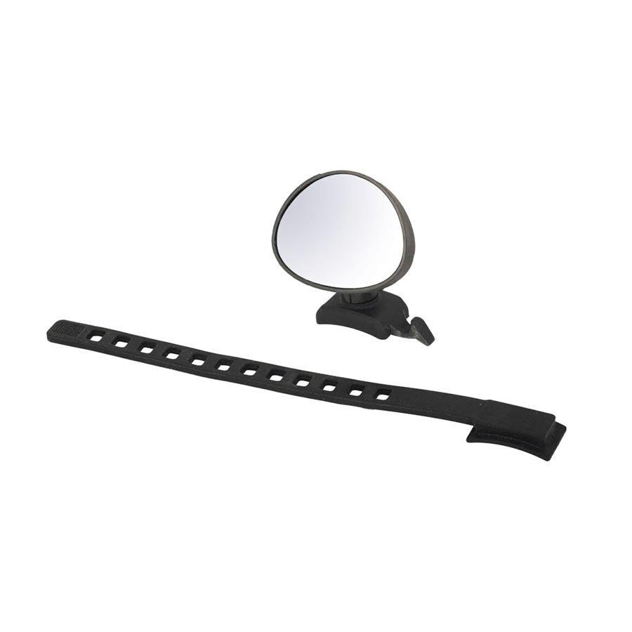 MIRROR, BLACK, MOUNT: HANDLEBAR