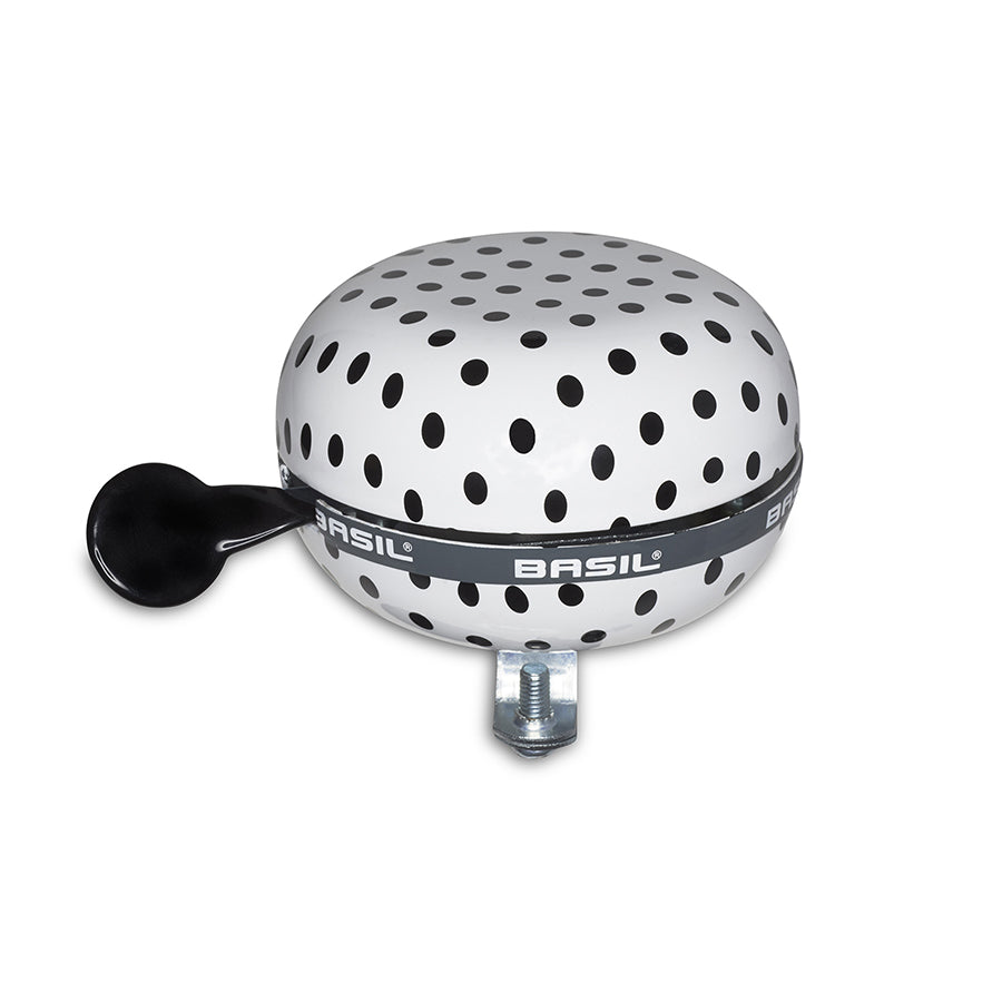 BELL, 80MM, WHITE/BLACK DOTS
