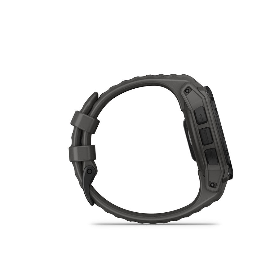 WATCH, WATCH COLOR: BLACK, WRISTBAND: CHARCOAL - SILICONE