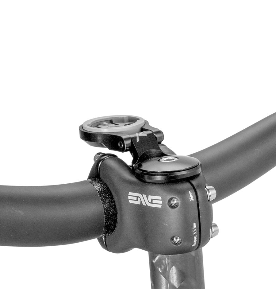 COMPUTER BIKE MOUNT, STEM MOUNT, ALUMINUM, BLACK
