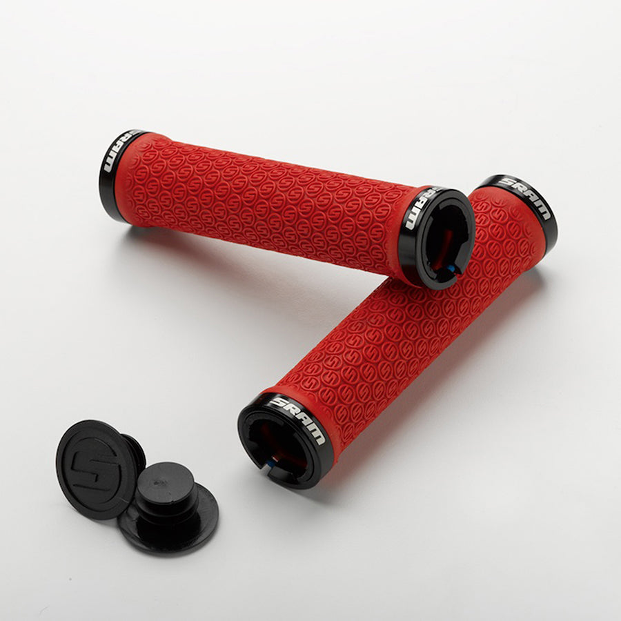 GRIPS, 130MM, RED, PAIR