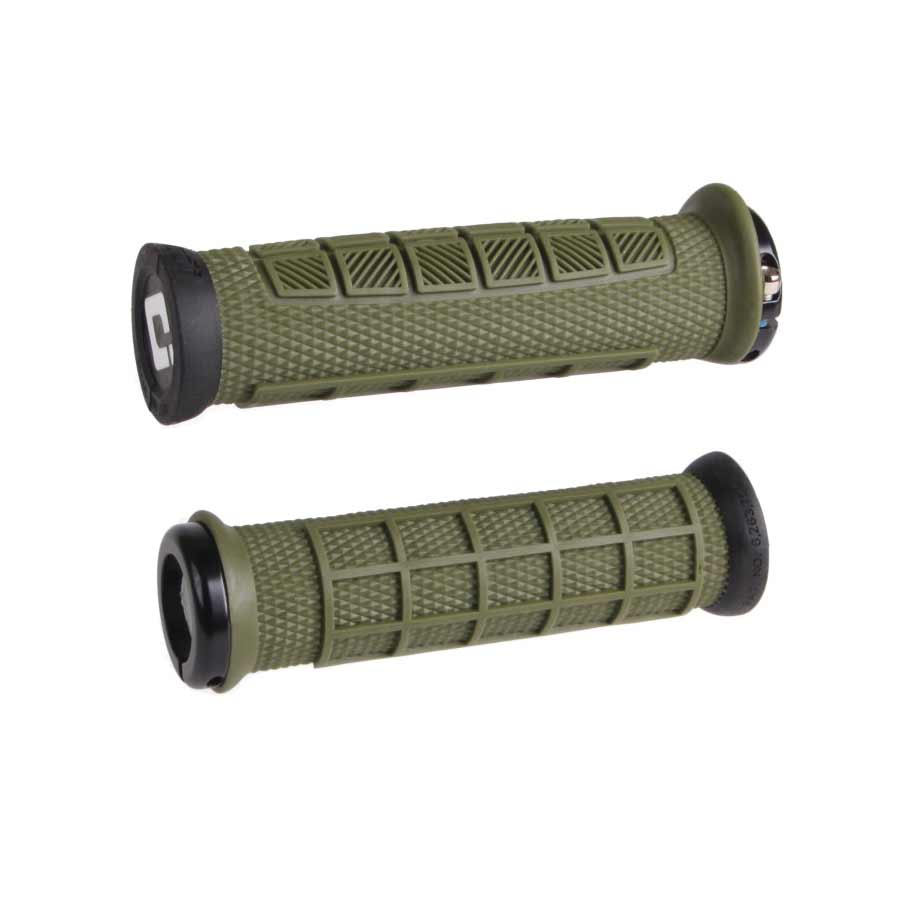 GRIPS, 130MM, ARMY GREEN, PAIR