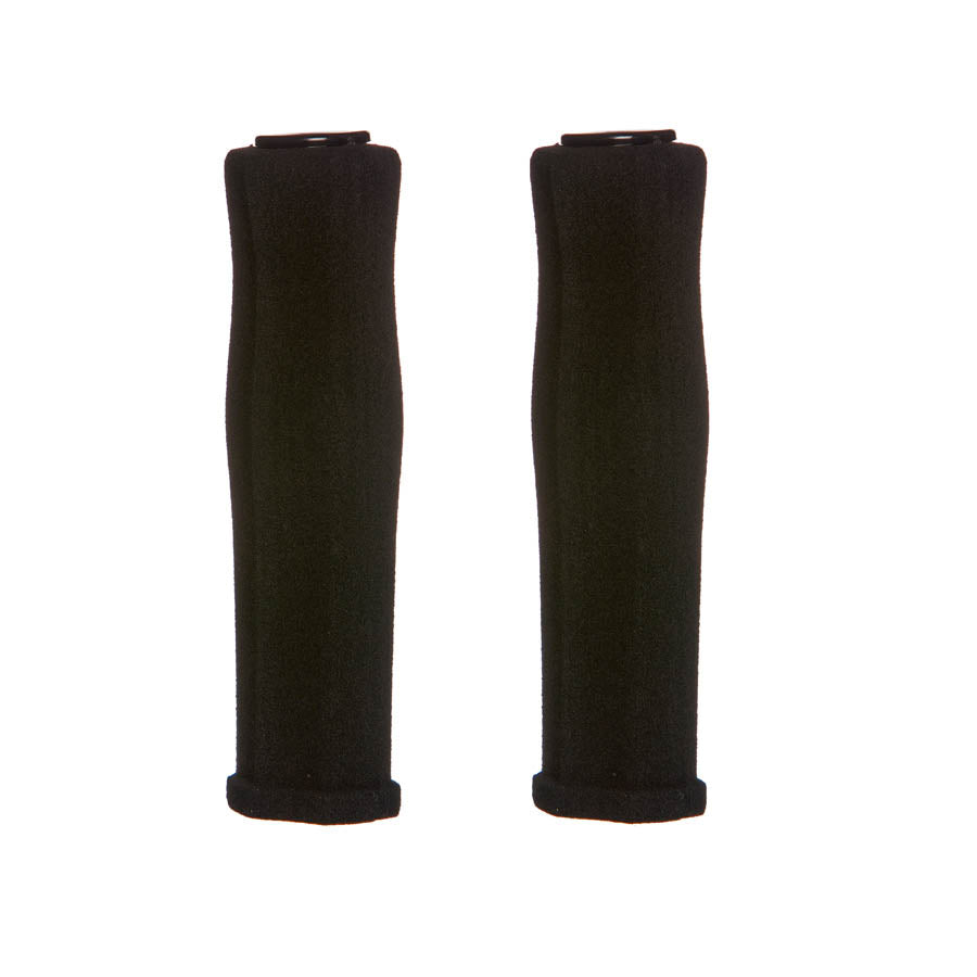 FOAM SLIP-ON GRIPS, 125MM, BLACK