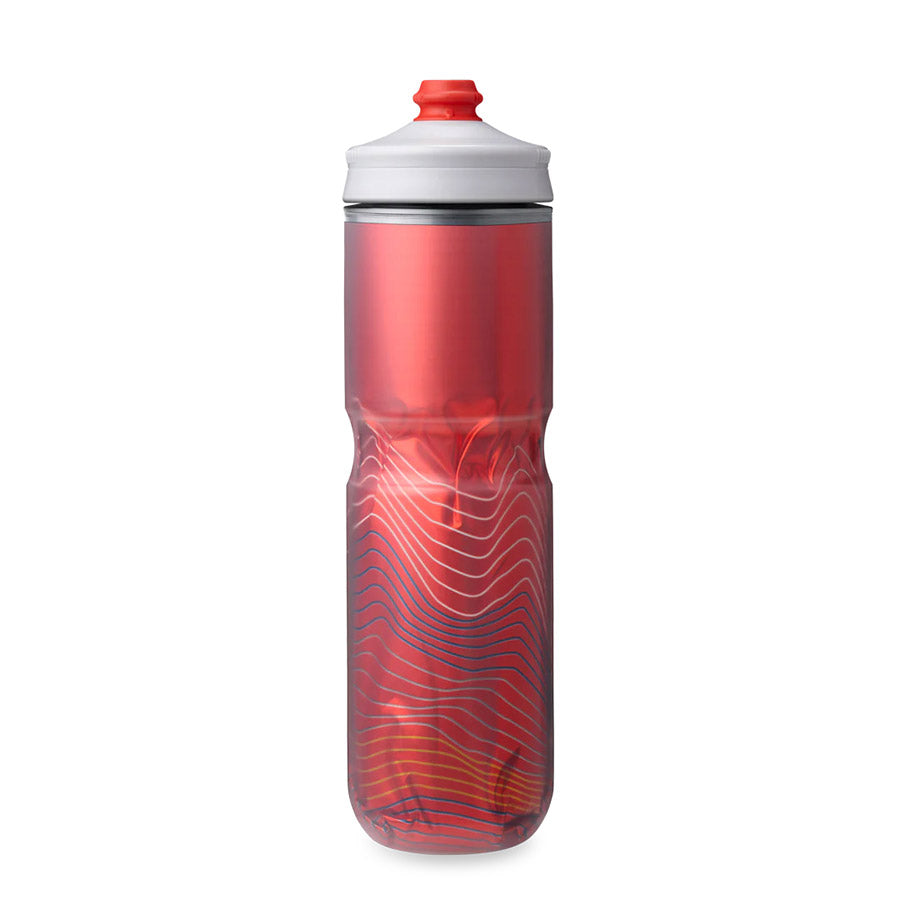 WATER BOTTLE, 700ML / 24OZ, RED
