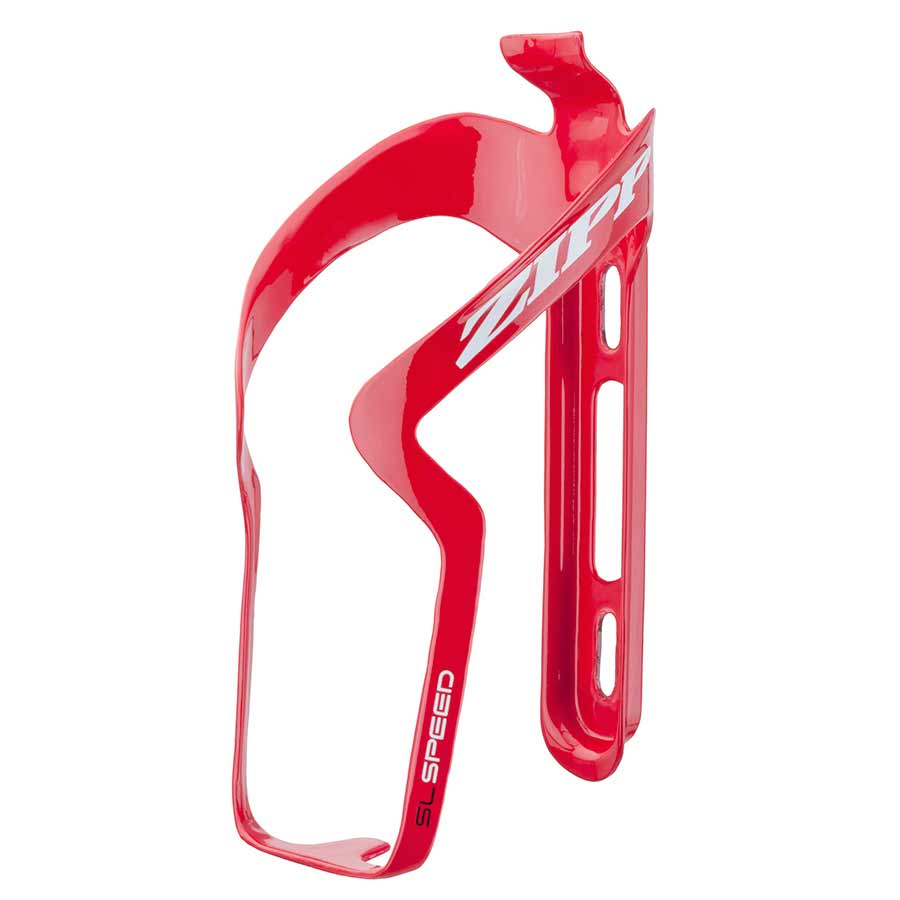 BOTTLE CAGE, RED, CARBON