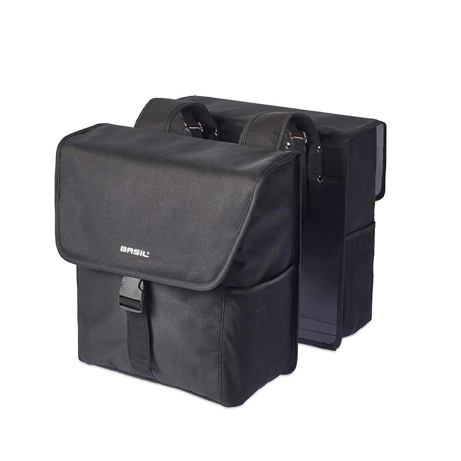 DOUBLE BAG, SOLID BLACK