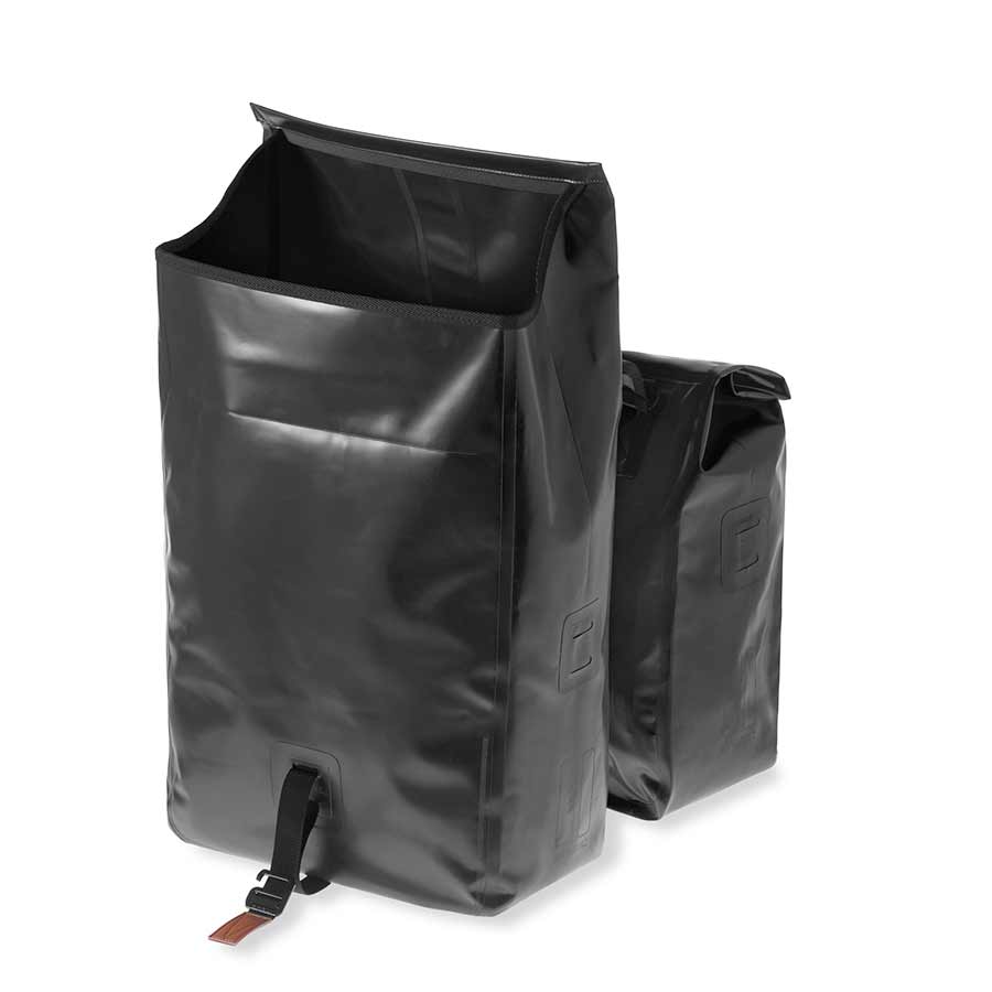 DOUBLE BAG, SOLID BLACK