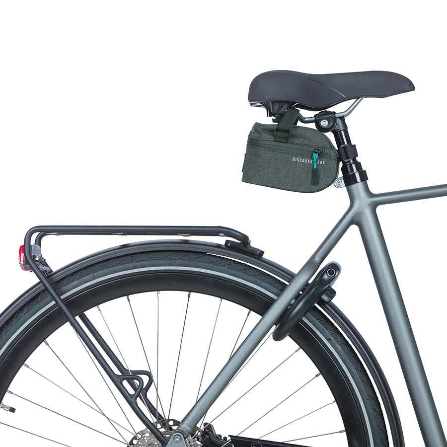 SEAT BAG, 1L, BLACK MELEE