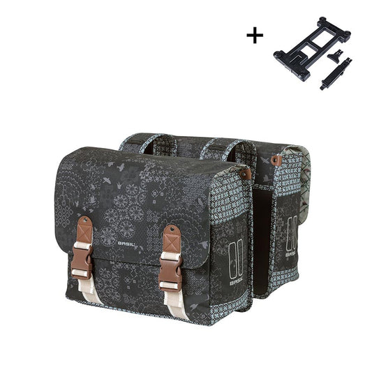 PANNIER, 35L, GREY, PAIR