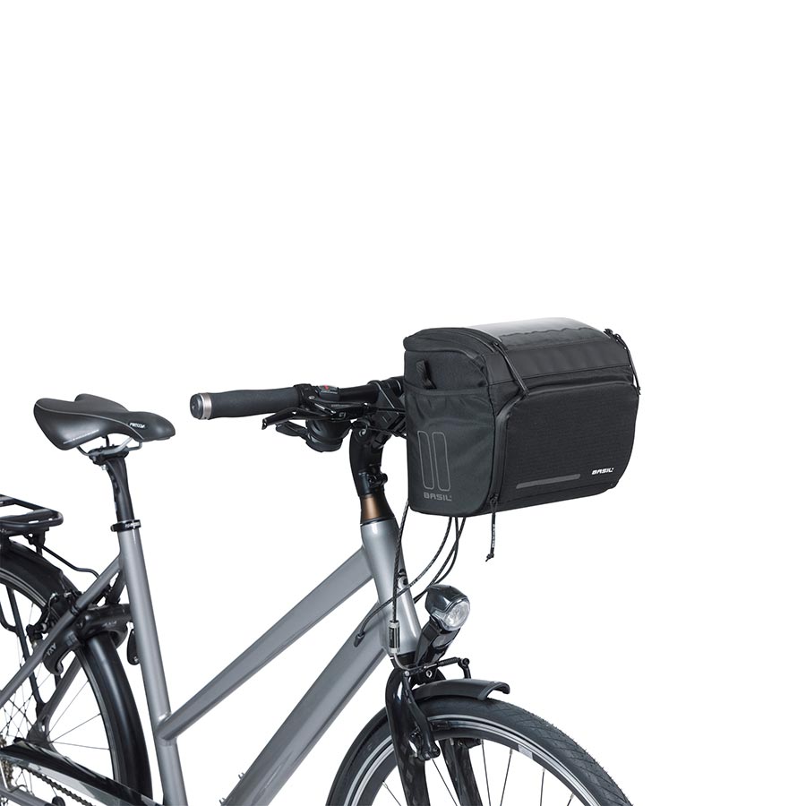 HANDLEBAR BAG, 7-8L, BLACK