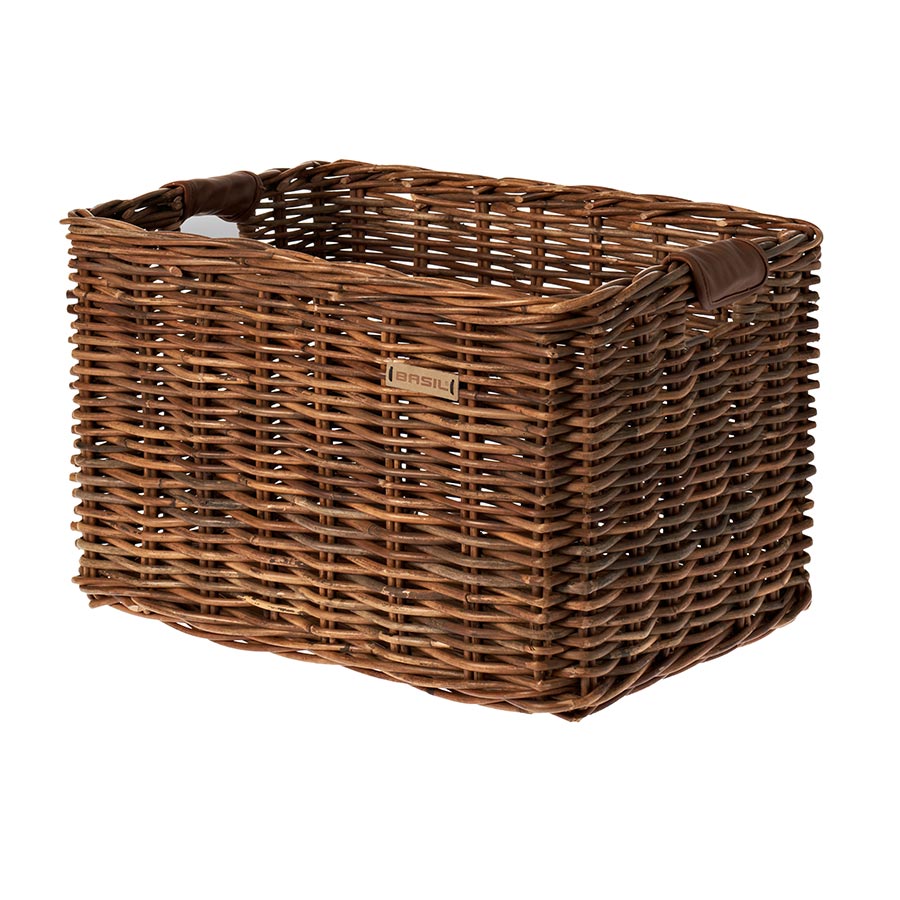 BASKET, FRONT, 37X48X27 CM, BROWN