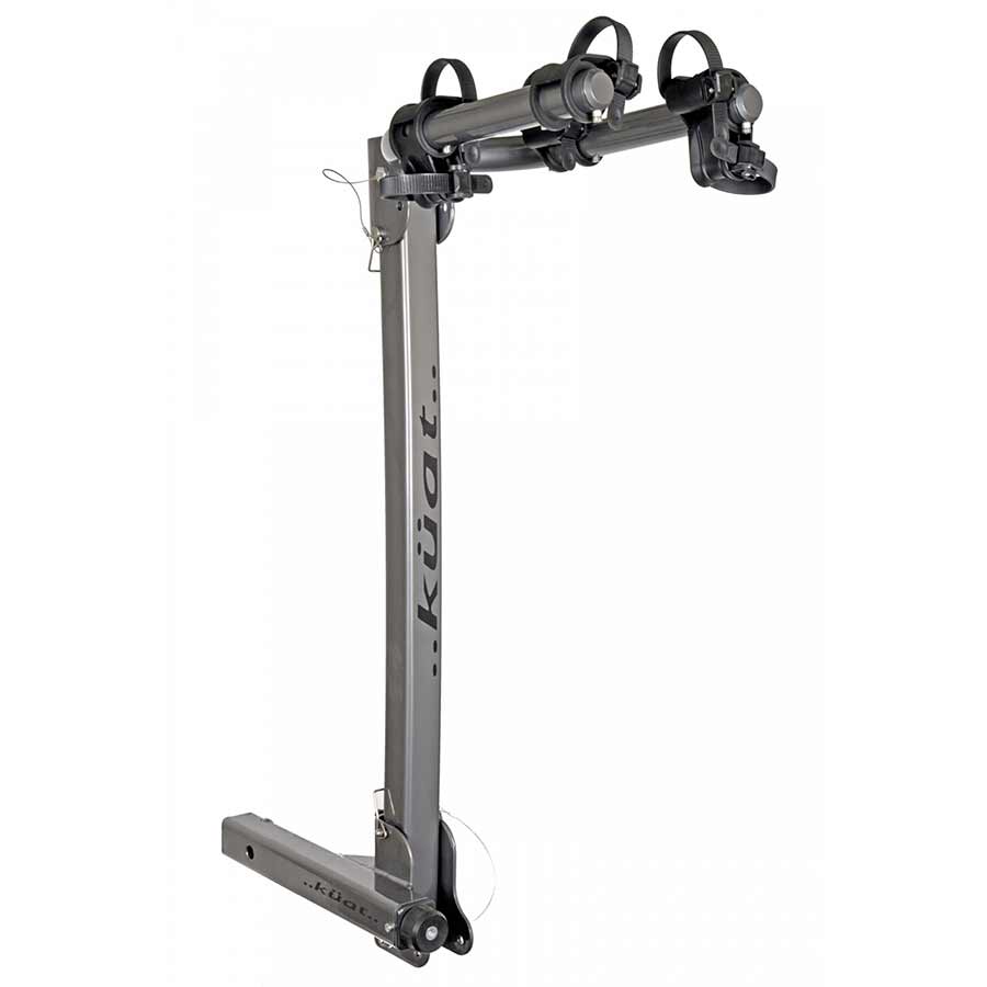 HITCH MOUNTED BIKE RACK, 2 BIKES, 1-1/4", GREY