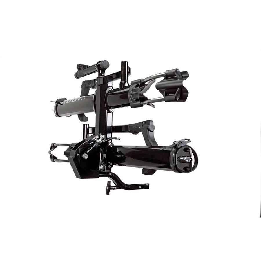 HITCH MOUNTED BIKE RACK, 2 BIKES, 1-1/4", BLACK METALLIC