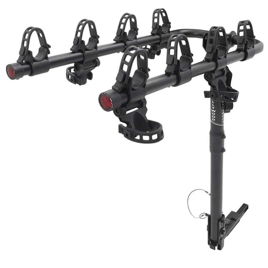 HITCH MOUNT RACK, 1-1/4'' AND 2'', BIKES: 3, BLACK