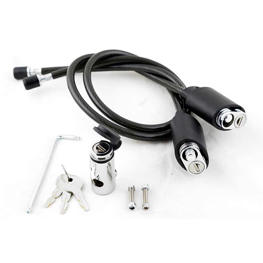 CABLE LOCK KIT, WITH LOCKING HITCH PIN, DOUBLE
