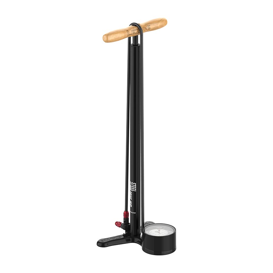 FLOOR PUMP, ABS-1 PRO CHUCK, 220PSI, BLACK