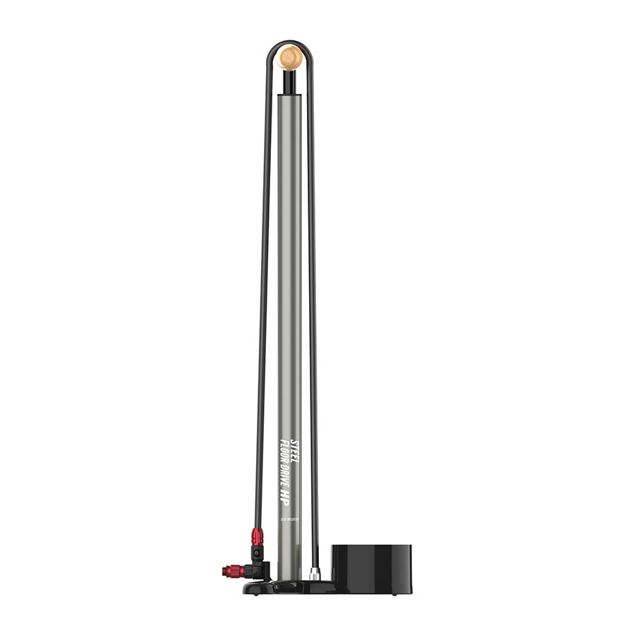 FLOOR PUMP, ABS-1 PRO CHUCK, 220PSI, GREY
