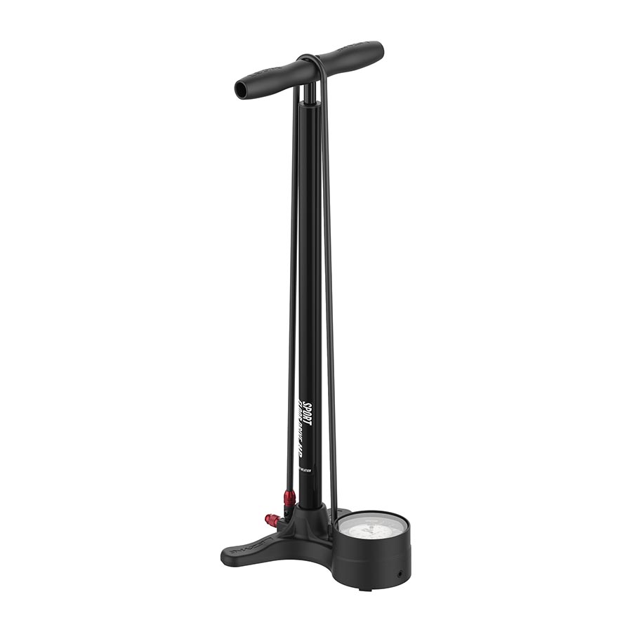 FLOOR PUMP, ABS-1 PRO CHUCK, 220PSI, BLACK