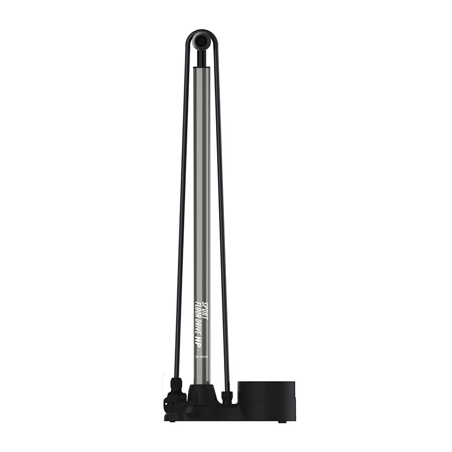 FLOOR PUMP, DUAL VALVE HEAD, 220PSI, GREY