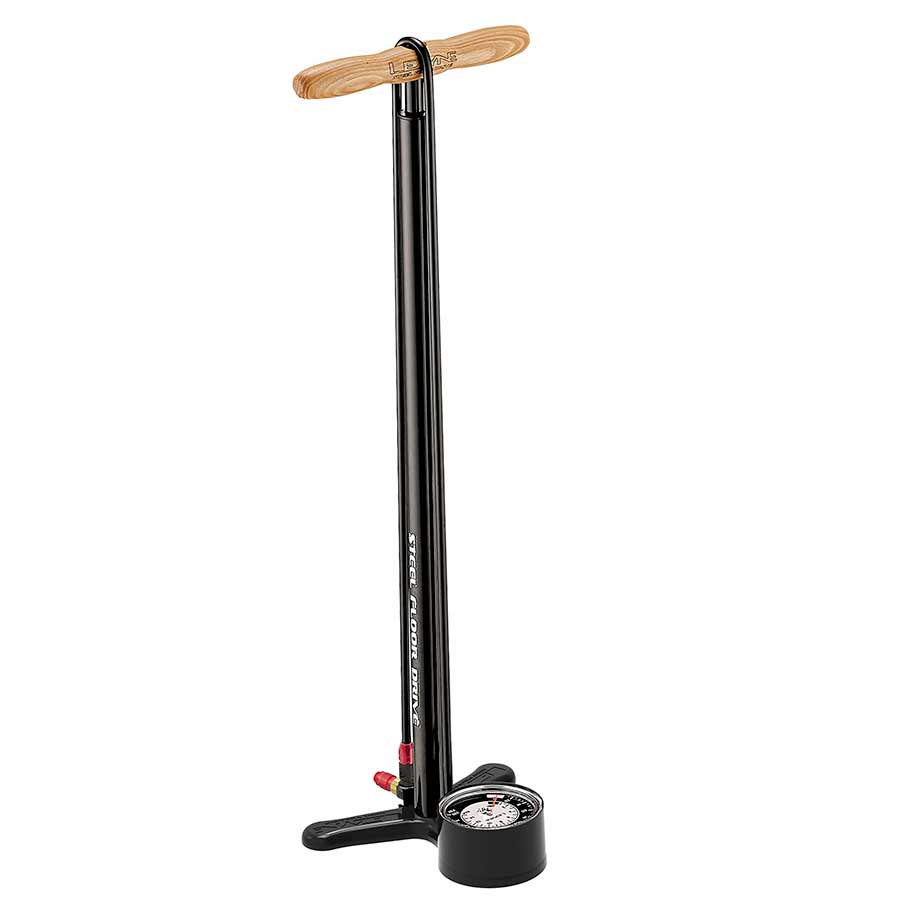 FLOOR PUMP, ABS-1 PRO CHUCK, 220PSI, BLACK