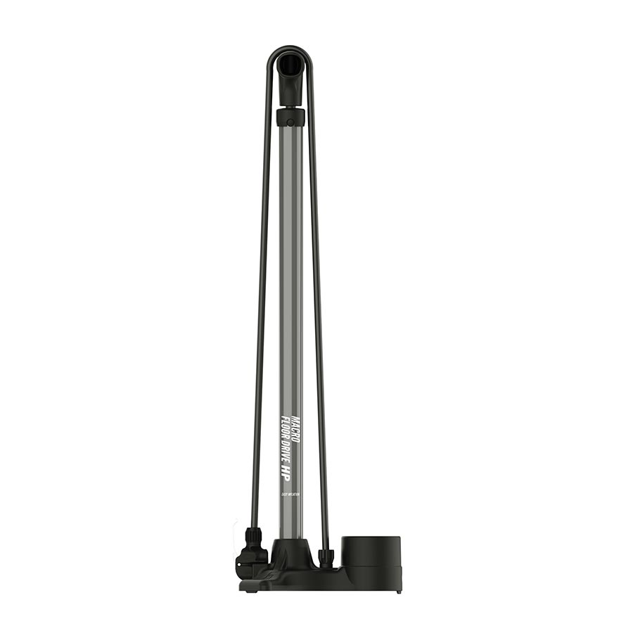 FLOOR PUMP, DUAL VALVE HEAD, 220PSI, GREY