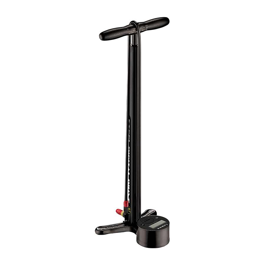 FLOOR PUMP, ABS-1 PRO CHUCK, 220PSI, BLACK
