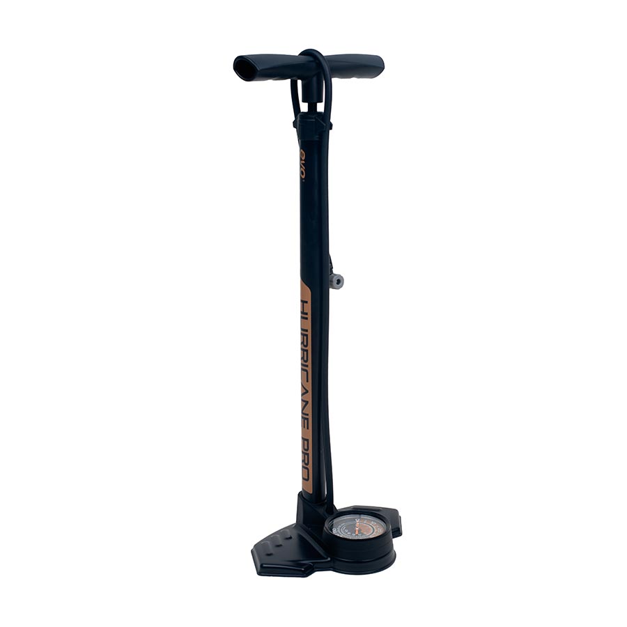 FLOOR PUMP, SMARTHEAD, 160PSI, BLACK/GOLD