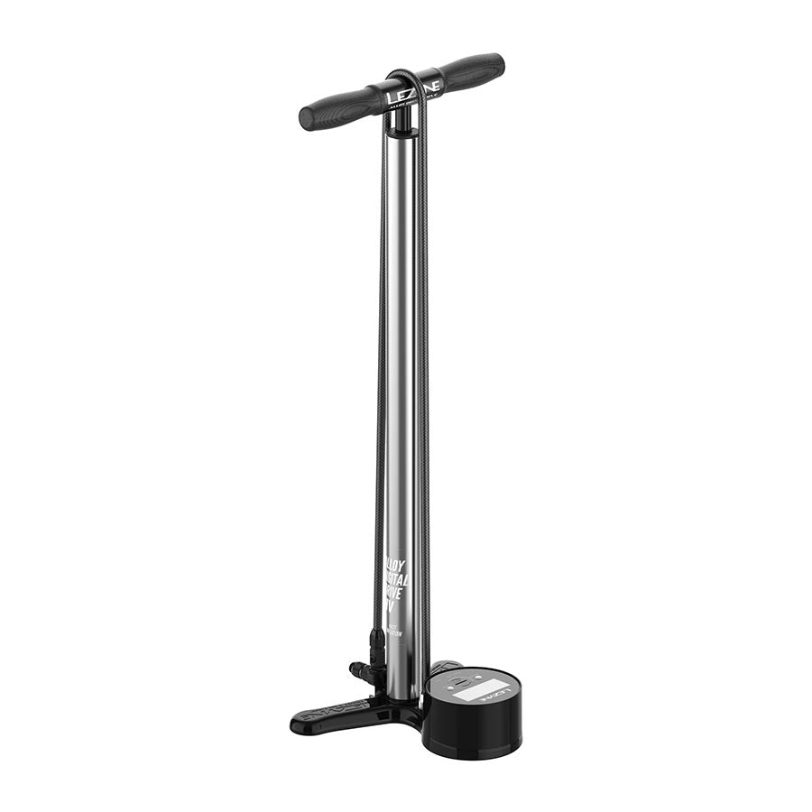 FLOOR PUMP, ABS-1 PRO, GLOSS SILVER