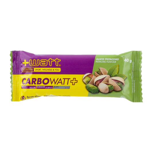 BARRE ÉNERGÉTIQUE CARBOWATT+, 40G, PISTACHE