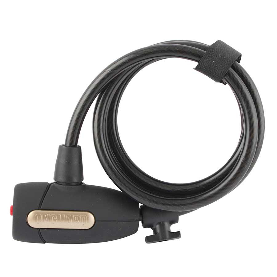 COIL CABLE WITH KEY LOCK, 8MM X 180CM (8MM X 5.9')