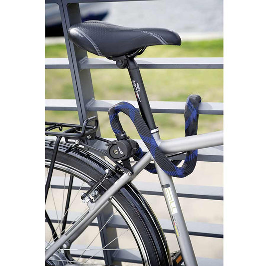 CHAIN LOCK, 7MM, 85CM, 2.8', BLACK