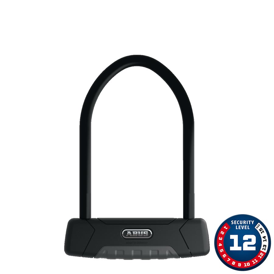 U-LOCK, KEY, 12MM, 15.0CM X 23.0CM, 5.9" X 9", SH B, BLACK