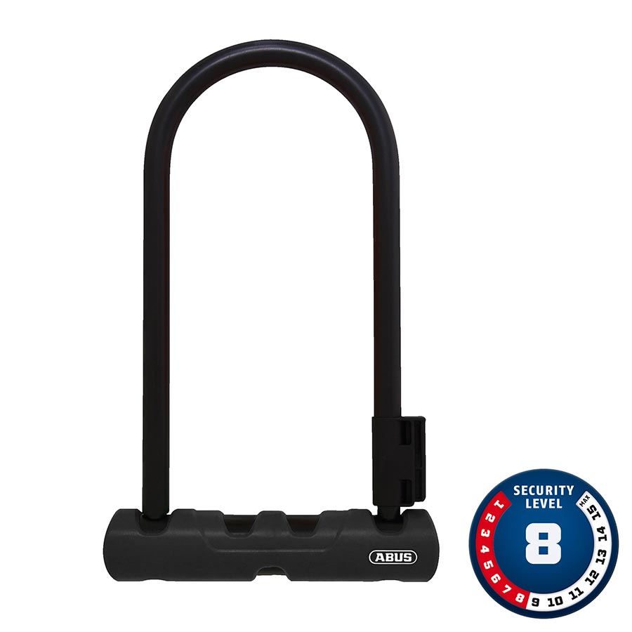 U-LOCK, KEY, 12MM, 17.0CM X 23.0CM, 6.7" X 9", SH34, BLACK