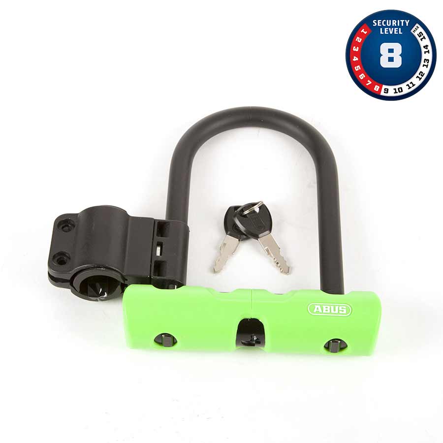 U-LOCK, KEY, 12MM, 14.0CM X 15.0CM, 5.5" X 5.9", SH34, GREEN