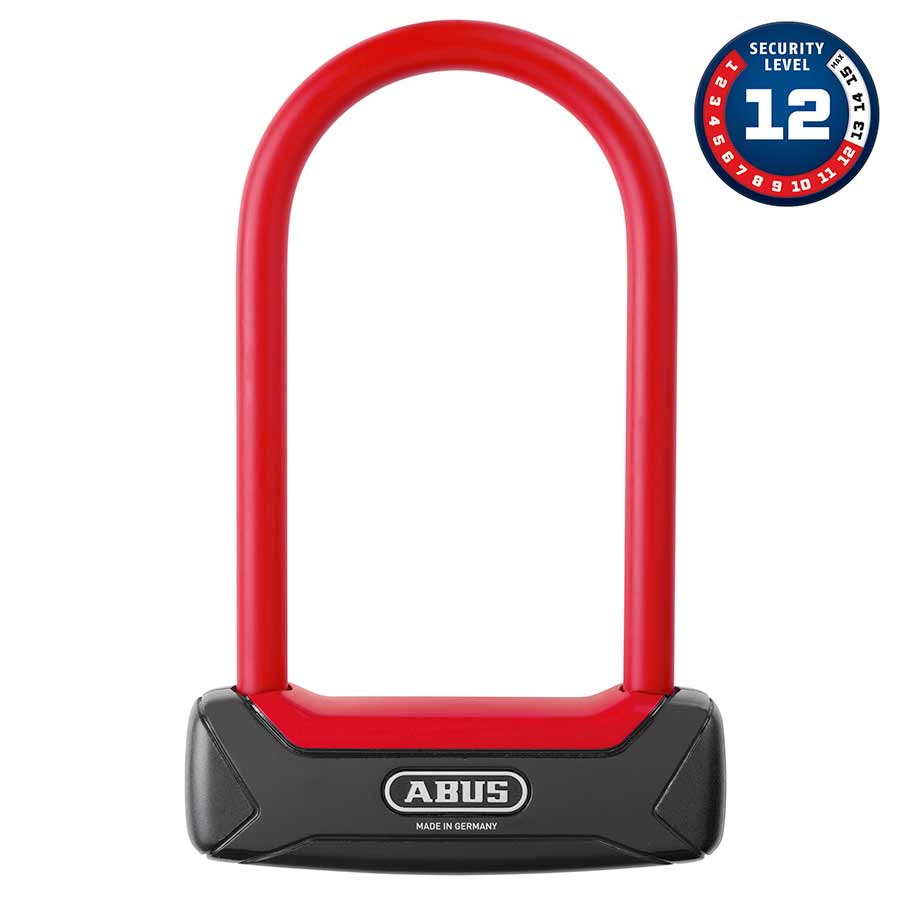 U-LOCK, KEY, 12MM, 8.30CM X 15.0CM, 3.3'' X 5.9'', RED