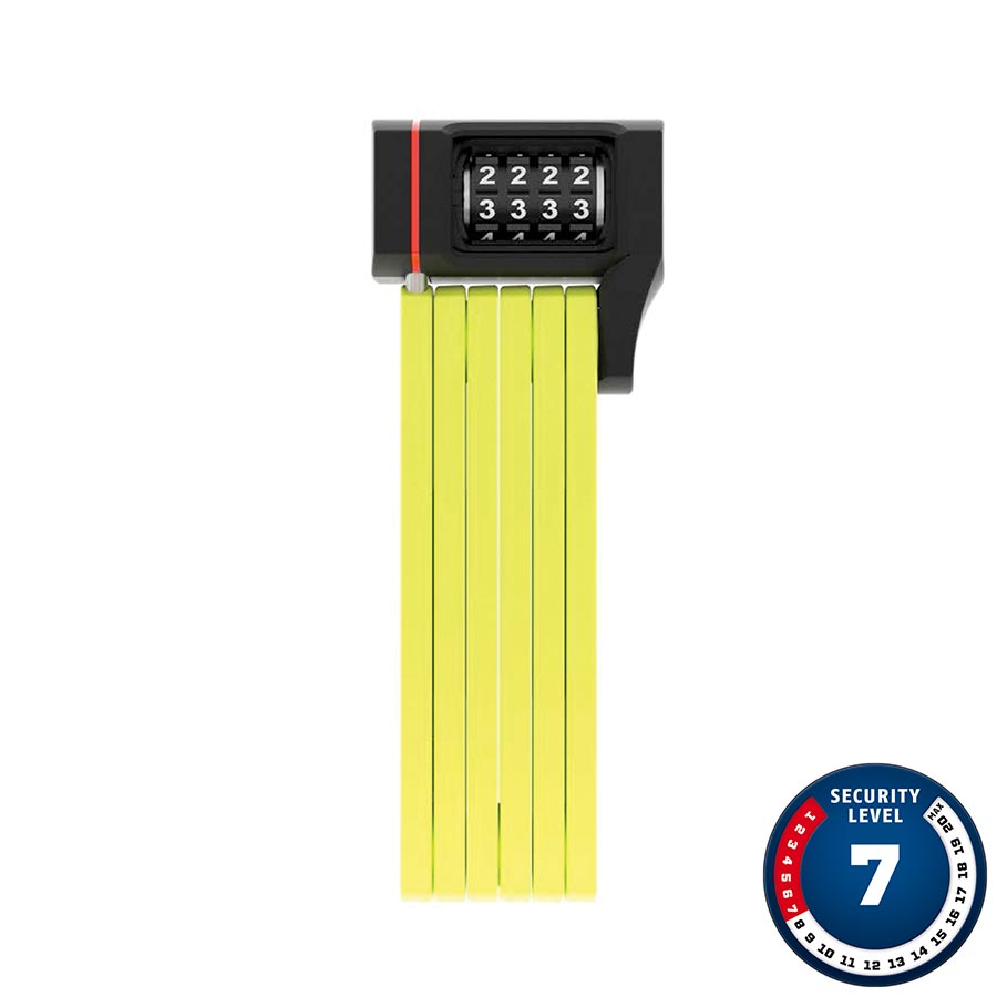 FOLDING LOCK, COMBINATION, 80CM, 2.6', 5MM, GREEN