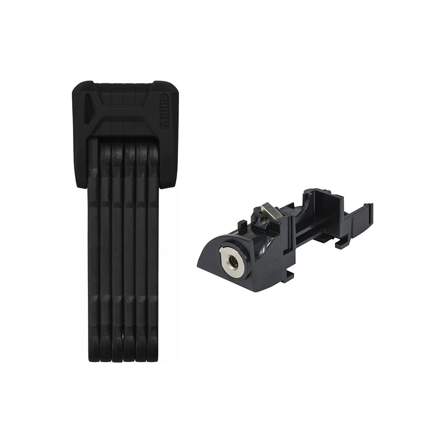 FOLDING LOCK AND BATTERY LOCK SET, 85CM, 2.8', 5.5MM, BLACK